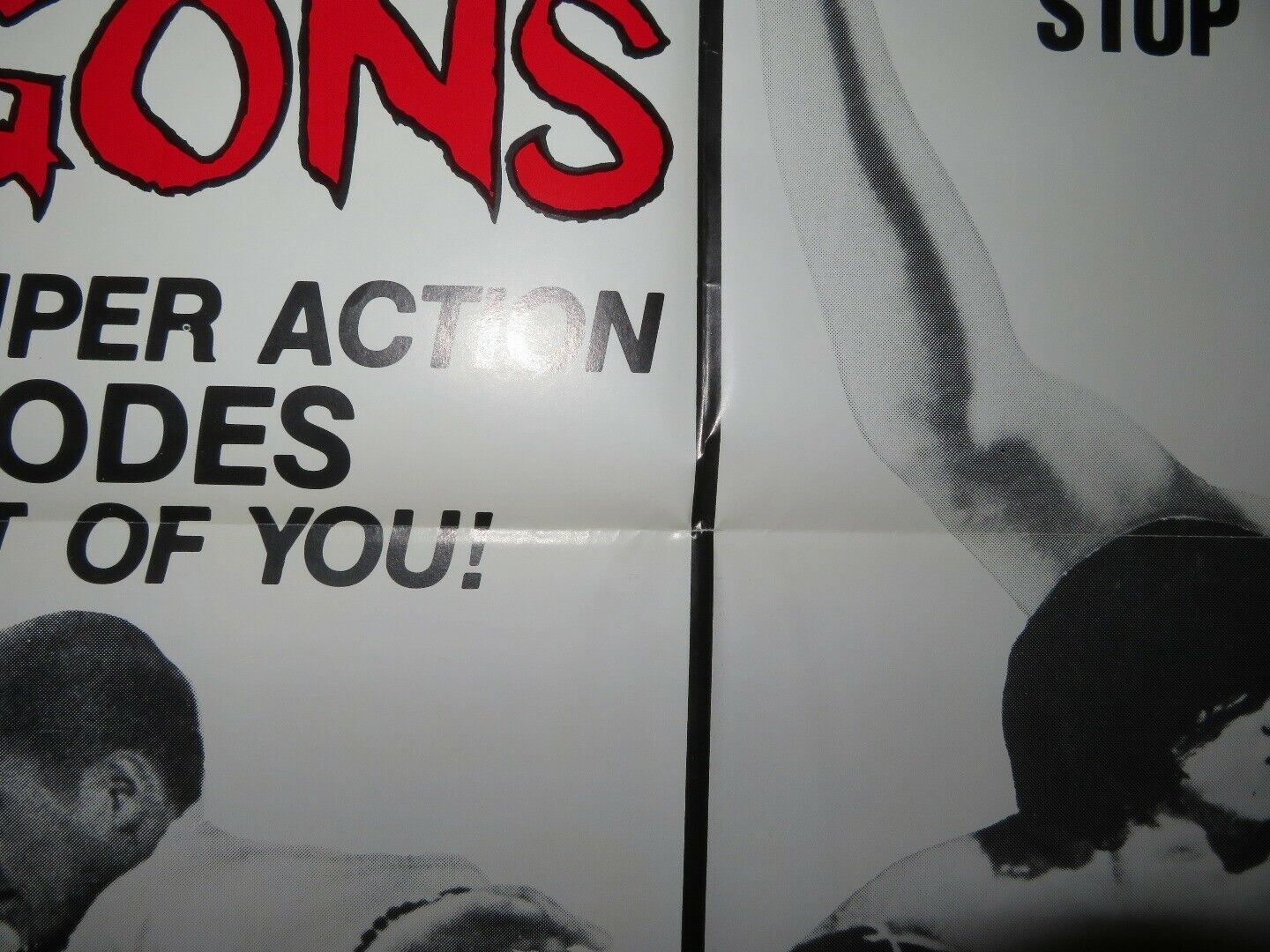 REVENGE OF THE DRUNKEN MASTER / DUEL OF THE DRAGONS US ONE SHEET POSTER 1984 Movie posters