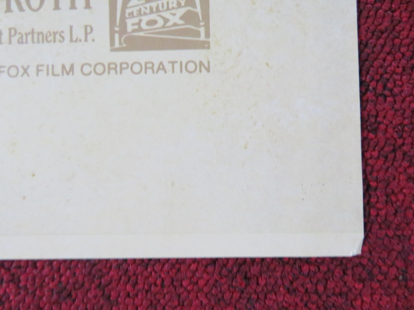 REVENGE OF THE NERDS II: NERDS IN PARADISE FOLDED US ONE SHEET POSTER 1987 Rendezvous Cinema Movie posters