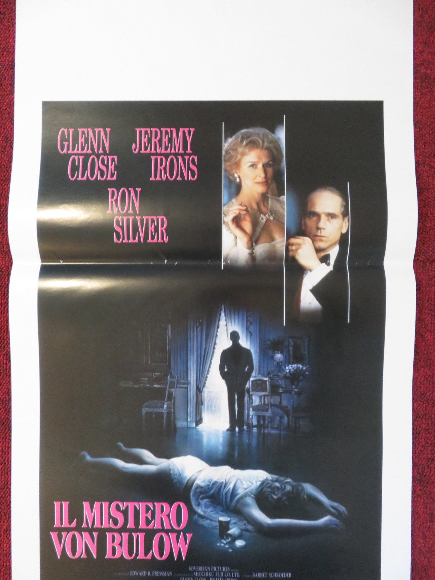 REVERSAL OF FORTUNE ITALIAN LOCANDINA POSTER GLENN CLOSE JEREMY IRONS 1990 Rendezvous Cinema Movie posters
