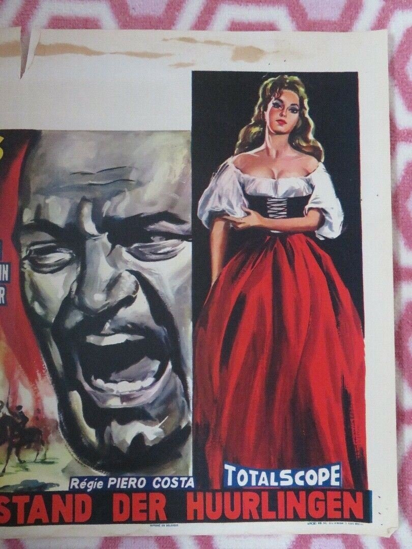 Revolt of the Mercenaries BELGIUM (14"x 20.5") POSTER VIRGINIA MAYO 1961 Movie posters