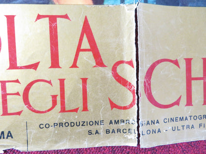 REVOLT OF THE SLAVES - D ITALIAN FOTOBUSTA POSTER R. FLEMING LANG JEFFRIES 1960 Rendezvous Cinema Movie posters