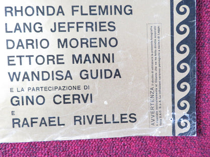 REVOLT OF THE SLAVES - E ITALIAN FOTOBUSTA POSTER R. FLEMING LANG JEFFRIES 1960 Rendezvous Cinema Movie posters