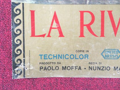 REVOLT OF THE SLAVES - F ITALIAN FOTOBUSTA POSTER R. FLEMING LANG JEFFRIES 1960 Rendezvous Cinema Movie posters