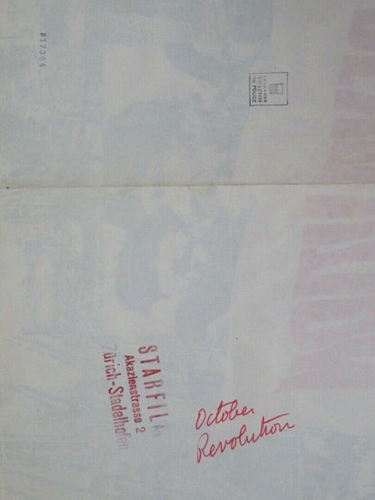 REVOLUTION D'OCTOBRE FRENCH (23" x 31.5) POSTER FREDERIC ROSSIF 1967 Movie posters