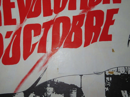 REVOLUTION D'OCTOBRE FRENCH (23" x 31.5) POSTER FREDERIC ROSSIF 1967 Movie posters