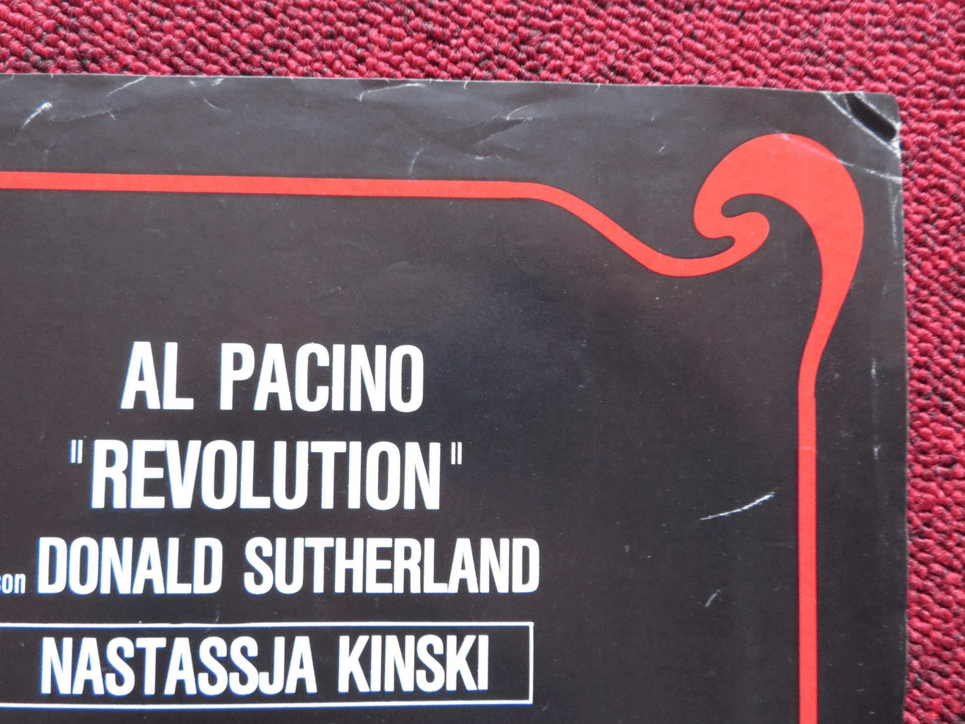 REVOLUTION ITALIAN FOTOBUSTA POSTER AL PACINO DONALD SUTHERLAND 1985 Rendezvous Cinema Movie posters