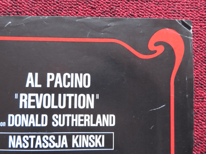 REVOLUTION ITALIAN FOTOBUSTA POSTER AL PACINO DONALD SUTHERLAND 1985 Rendezvous Cinema Movie posters