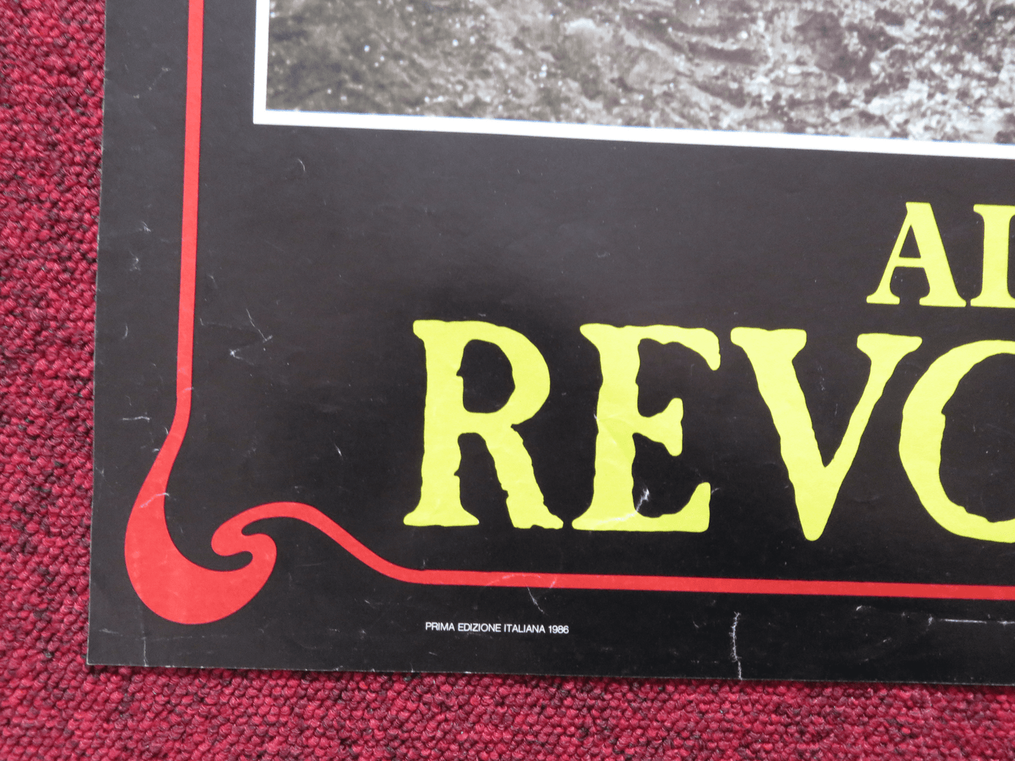 REVOLUTION ITALIAN FOTOBUSTA POSTER AL PACINO DONALD SUTHERLAND 1985 Rendezvous Cinema Movie posters