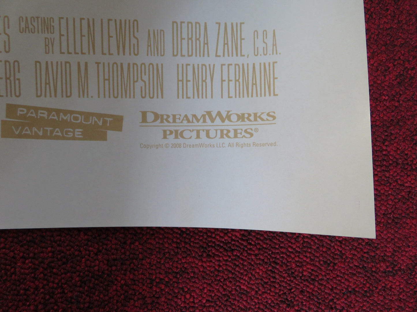 REVOLUTIONARY ROAD UK QUAD (30"x 40") ROLLED POSTER LEONARDO DI CAPRIO 2008 Rendezvous Cinema Movie posters