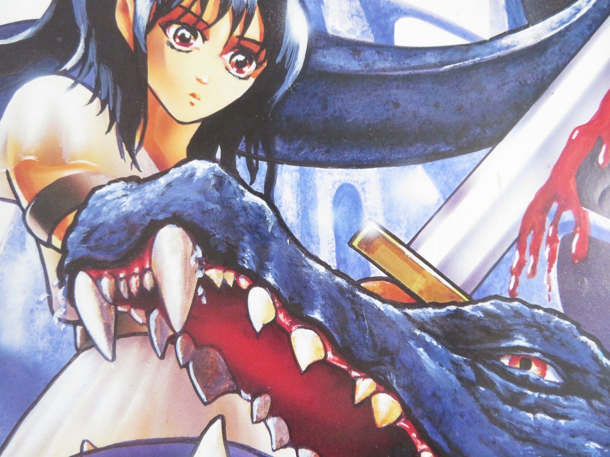 RG VEDA VHS VIDEO POSTER ROLLED KAZUE IKURA MANGA 1991 Rendezvous Cinema Movie posters