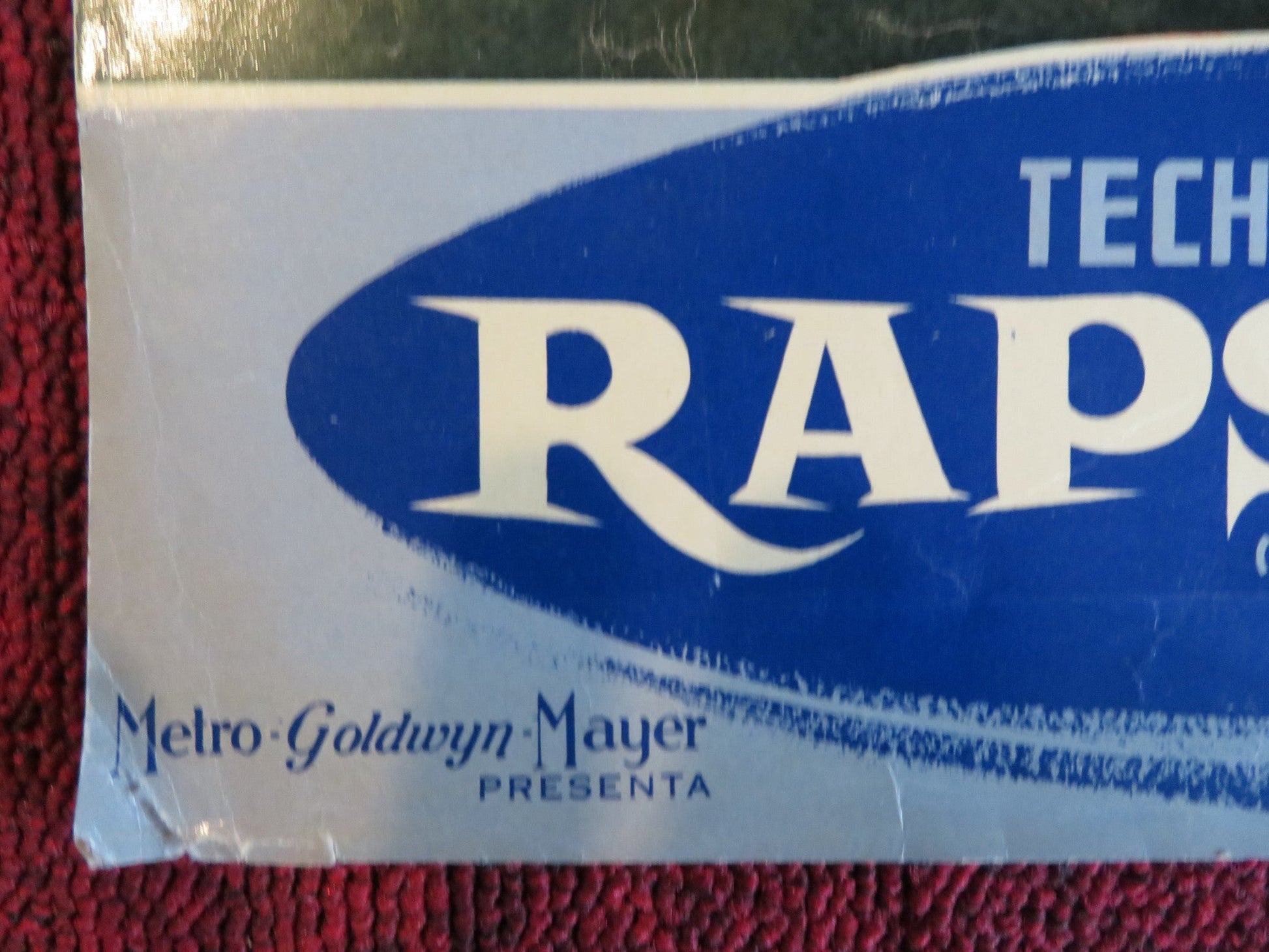 RHAPSODY ITALIAN FOTOBUSTA POSTER ELIZABETH TAYLOR VITTORIO GASSMAN 1954 Rendezvous Cinema Movie posters