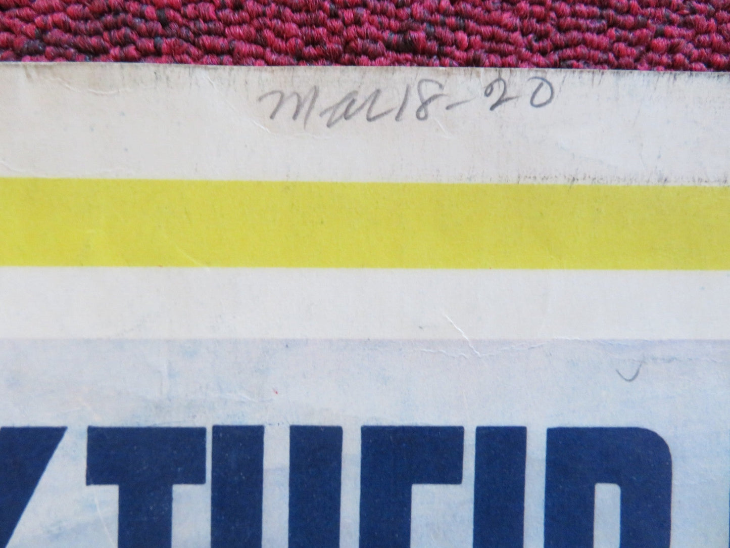 RHINO! US INSERT (14"x 36") POSTER HARRY GUARDINO SHIRLEY EATON 1964 Rendezvous Cinema Movie posters