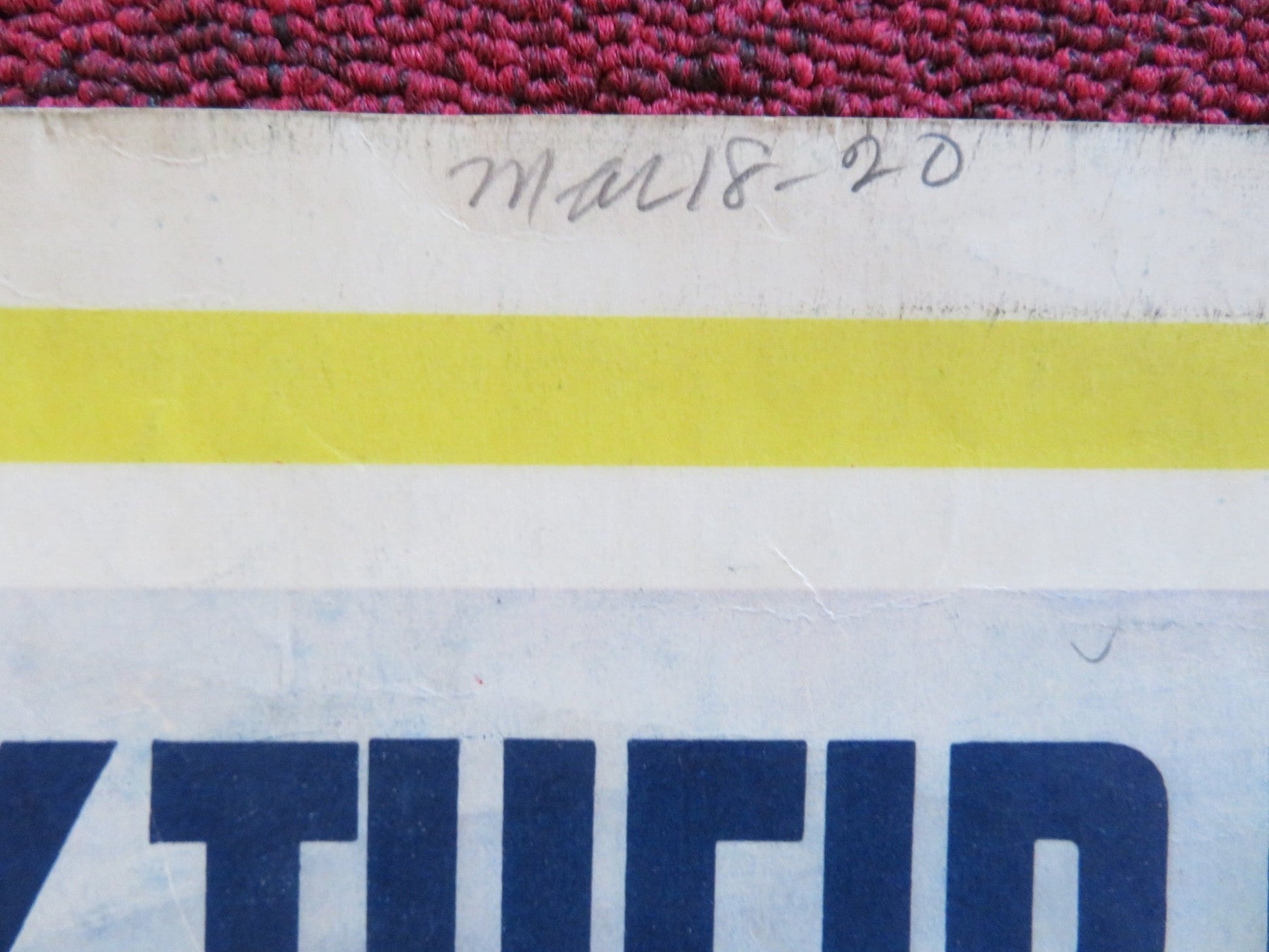 RHINO! US INSERT (14"x 36") POSTER HARRY GUARDINO SHIRLEY EATON 1964 Rendezvous Cinema Movie posters