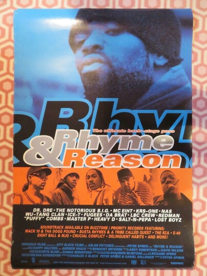 RHYME & REASON US ONE SHEET ROLLED POSTER B - REAL KURTIS BLOW DR.DRE Rendezvous Cinema Movie posters