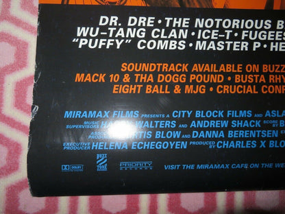 RHYME & REASON US ONE SHEET ROLLED POSTER B - REAL KURTIS BLOW DR.DRE Rendezvous Cinema Movie posters