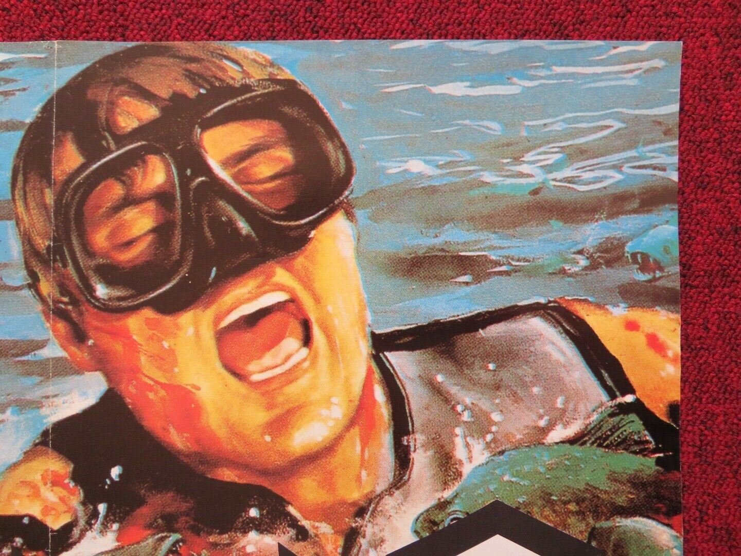 RIBEUBICE/ Killer Fish YUGOSLAVIAN (19"x 27") POSTER LEE MAJORS 1979 Movie posters