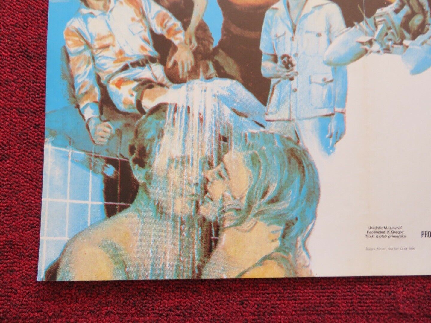 RIBEUBICE/ Killer Fish YUGOSLAVIAN (19"x 27") POSTER LEE MAJORS 1979 Movie posters