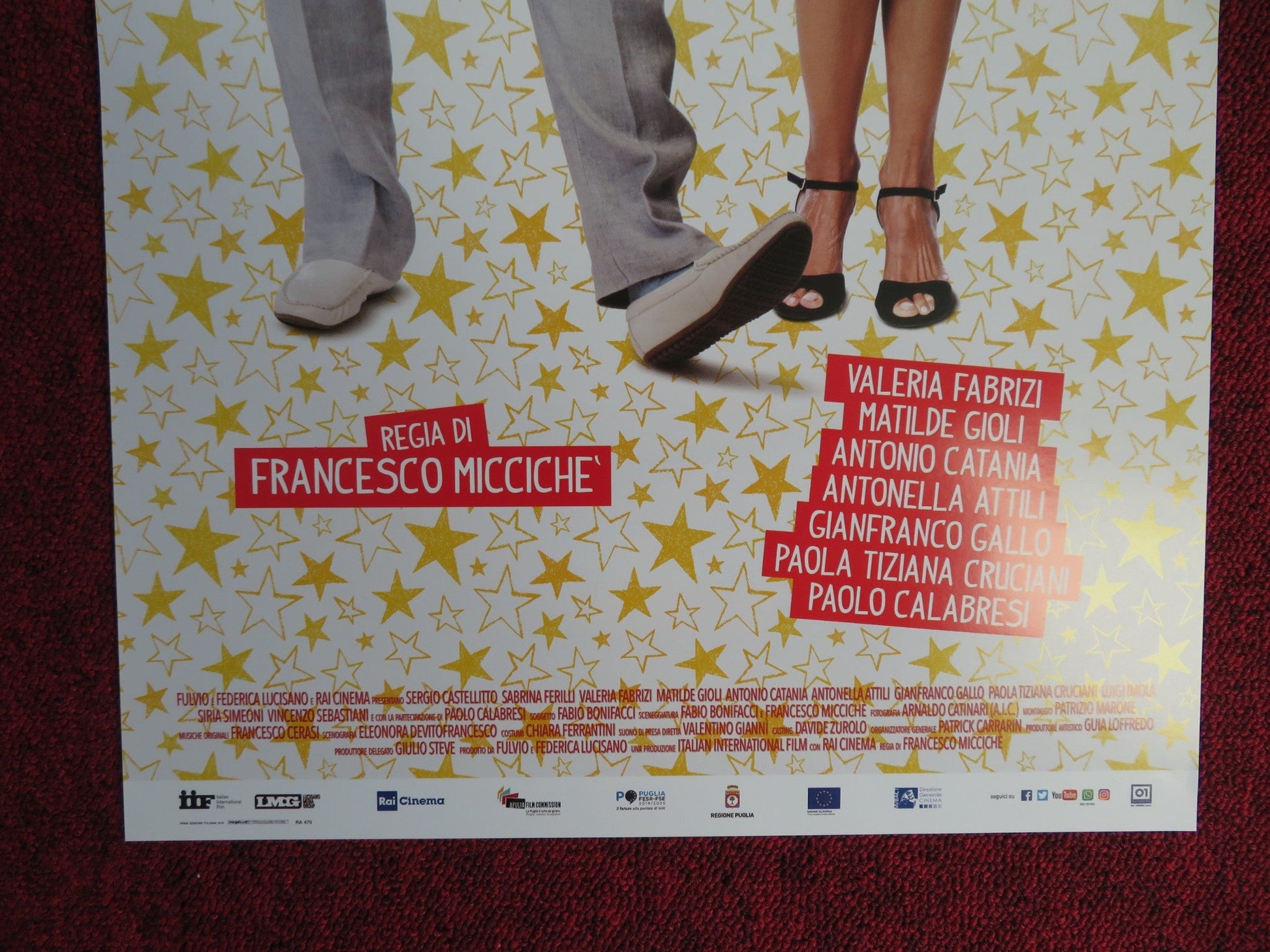 RICCHI DI FANTASIA ITALIAN LOCANDINA POSTER SERGIO CASTELLITTO 2018 Rendezvous Cinema Movie posters