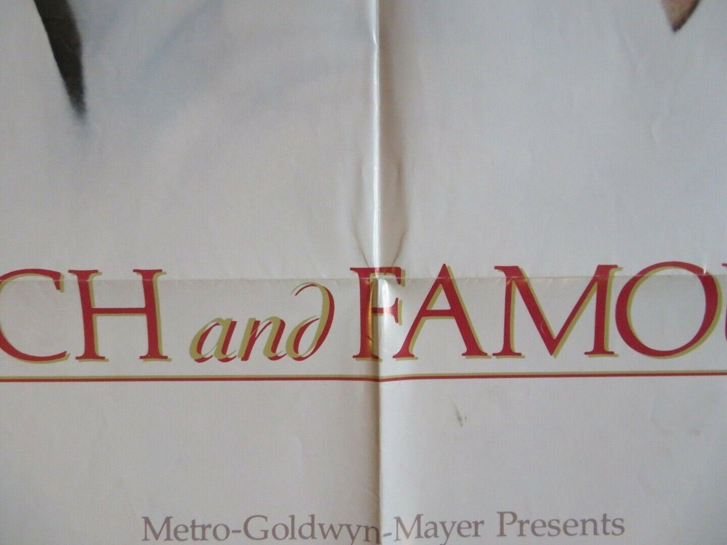 RICH AND FAMOUS US ONE SHEET POSTER JACQUELINE BISSET CANDICE BERGEN 1981 Movie posters