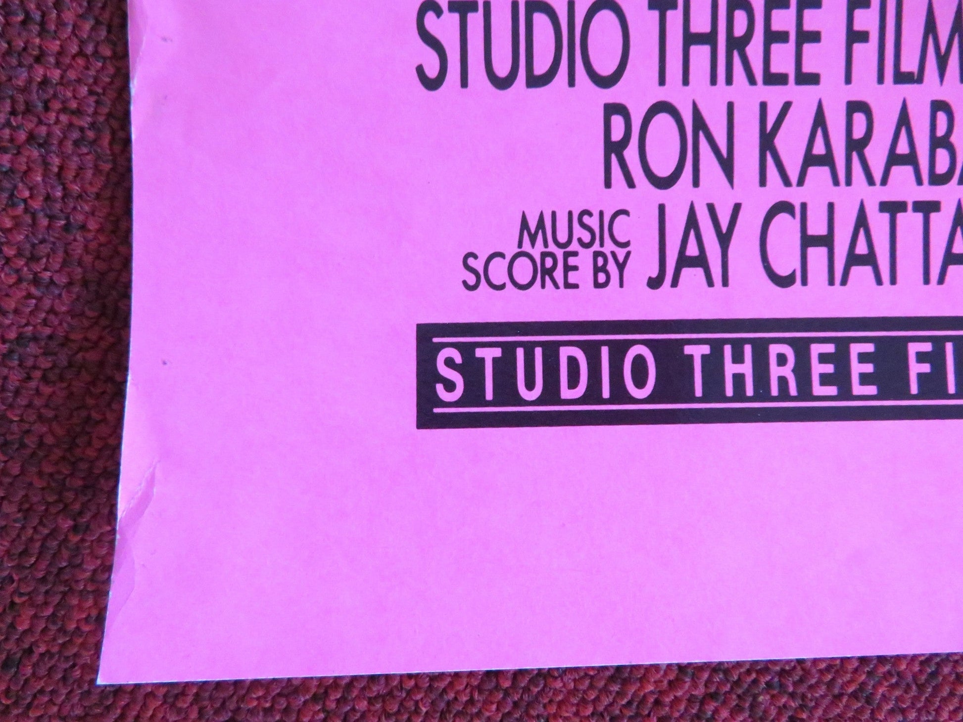 RICH GIRL FOLDED US ONE SHEET POSTER JILL SCHOELEN DON MICHAEL PAUL 1991 Rendezvous Cinema Movie posters