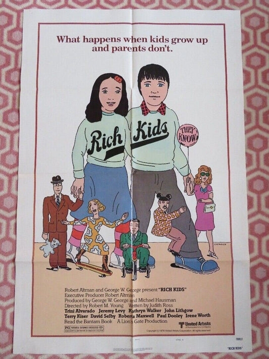 RICH KIDS STYLE A US ONE SHEET POSTER G JOHN LITHGOW TRINI ALVARADO 1979 Movie posters