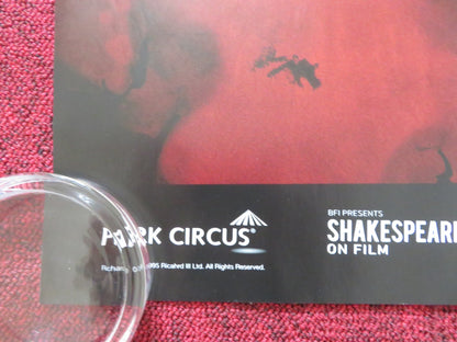 RICHARD III UK QUAD (30"x 40") ROLLED POSTER IAN MCKELLEN BILL PATERSON 1995 Rendezvous Cinema Movie posters