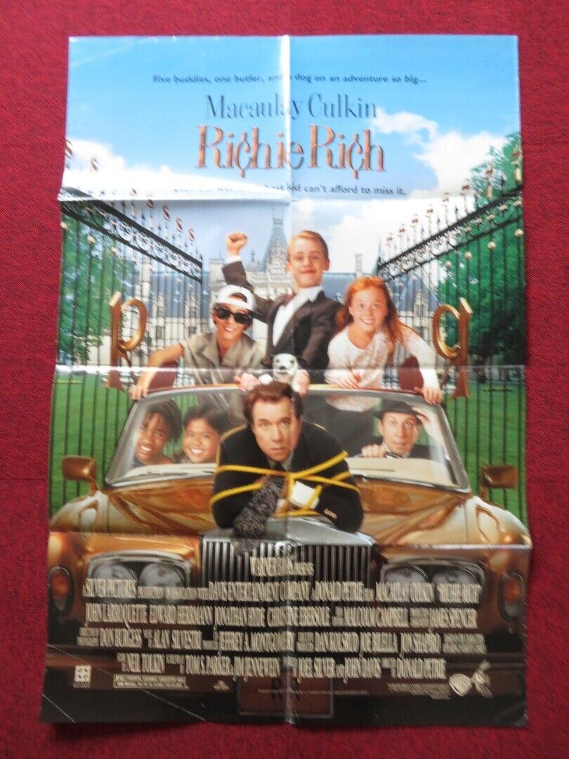 RICHIE RICH UK ONE SHEET POSTER MACAULAY CULKIN EDARD HERRMAN 1994 ...