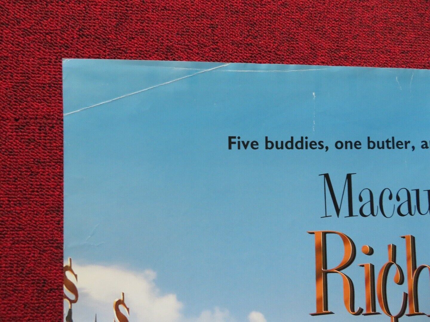 RICHIE RICH UK ONE SHEET POSTER MACAULAY CULKIN EDARD HERRMAN 1994 Movie posters