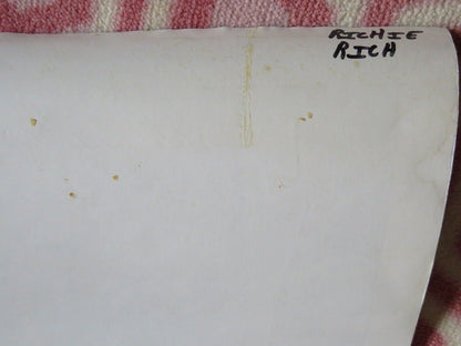 RICHIE RICH VHS VIDEO US ONE SHEET ROLLED POSTER MACAULAY CULKIN 1994 Rendezvous Cinema Movie posters