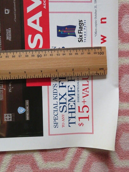 RICHIE RICH VHS VIDEO US ONE SHEET ROLLED POSTER MACAULAY CULKIN 1994 Rendezvous Cinema Movie posters