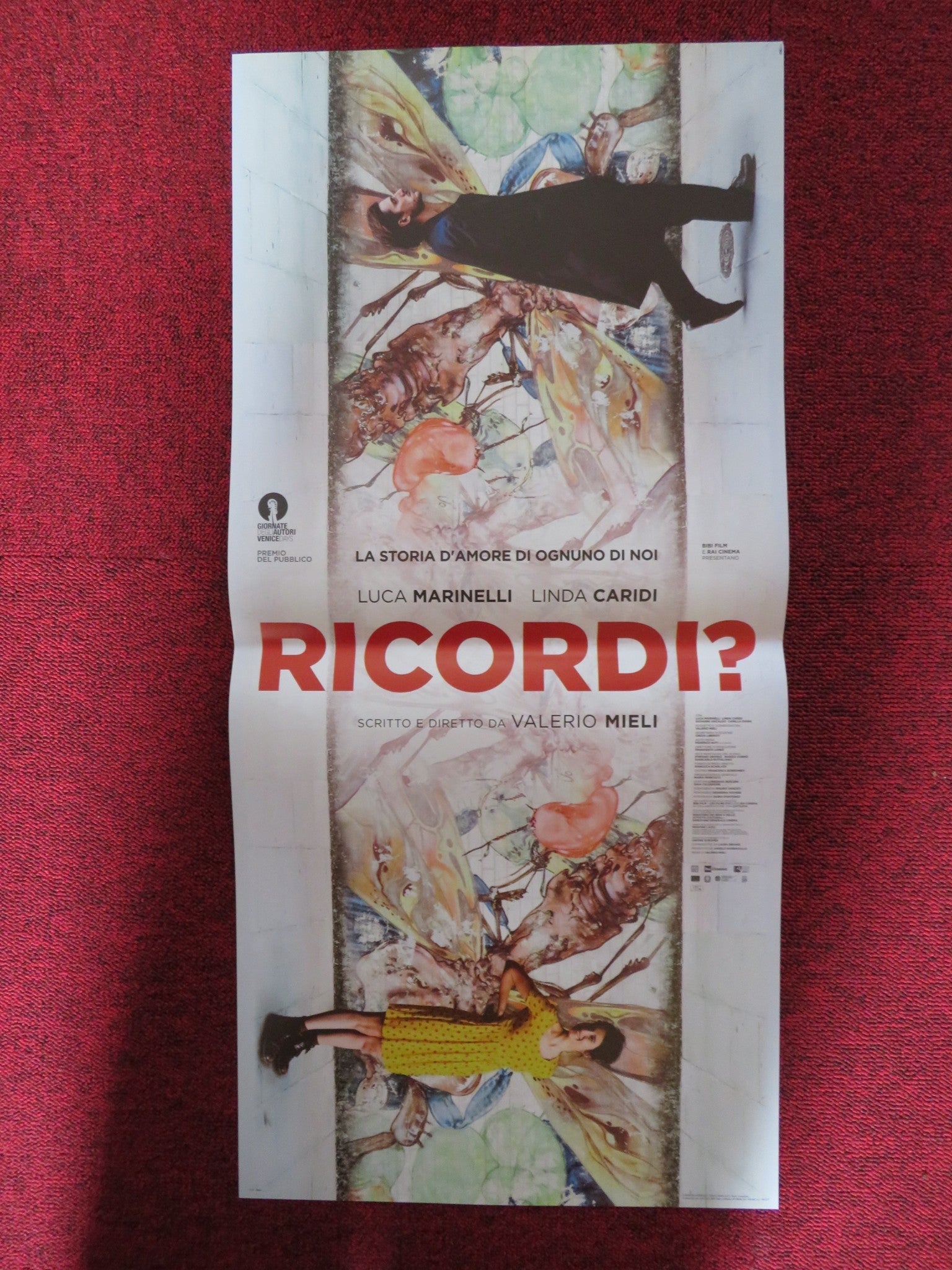 RICORDI ? ITALIAN LOCANDINA POSTER LUCA MARINELLI LINDA CARIDI 2018 Rendezvous Cinema Movie posters