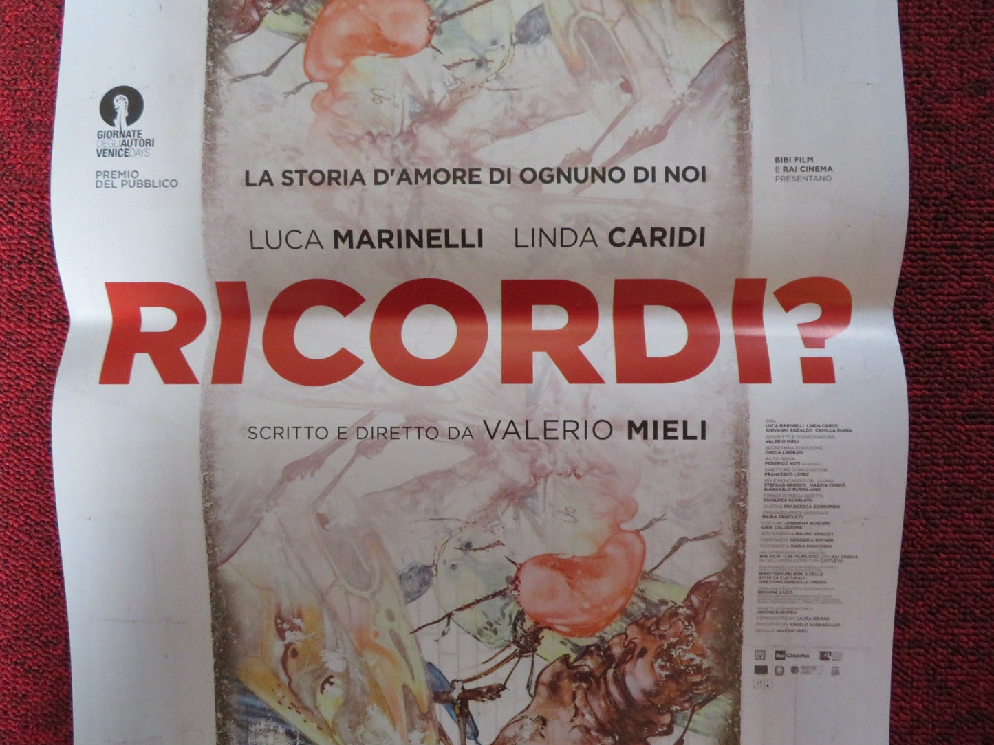 RICORDI ? ITALIAN LOCANDINA POSTER LUCA MARINELLI LINDA CARIDI 2018 Rendezvous Cinema Movie posters
