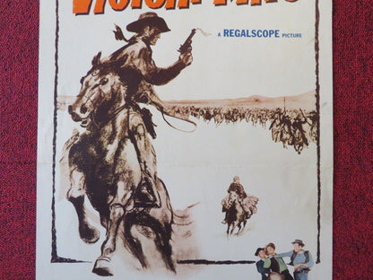 RIDE A VIOLENT MILE US INSERT (14"x 36") POSTER JOHN AGAR PENNY EDWARDS 1957 Movie posters