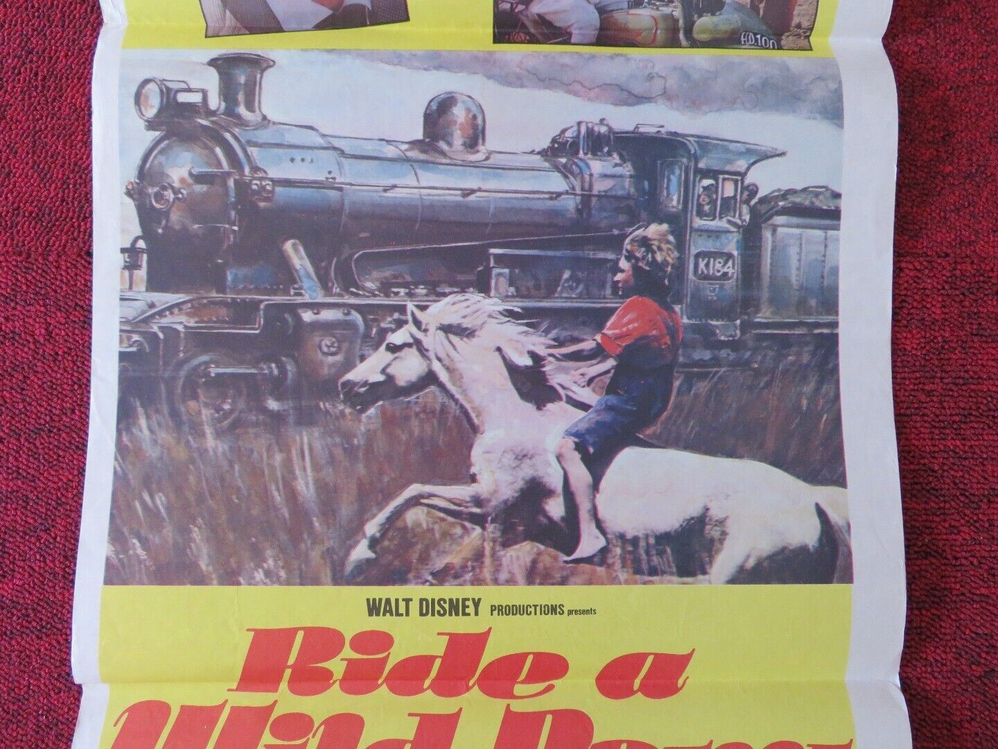 RIDE A WILD PONY FOLDED AUSTRALIAN DAYBILL POSTER MICHAEL CRAIG 1975 Movie posters