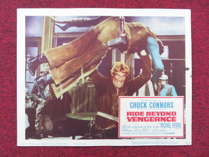 RIDE BEYOND VENGEANCE US LOBBY CARD FULL SET CHUCK CONNORS MICHAEL RENNIE 1966 Rendezvous Cinema Movie posters