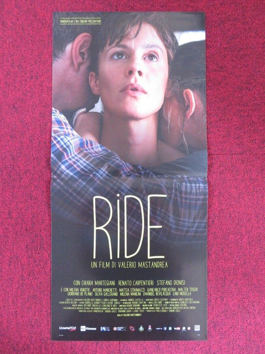 RIDE ITALIAN LOCANDINA (26.5"x12.5") POSTER VALERIO MASTANDREA 2018 Movie posters