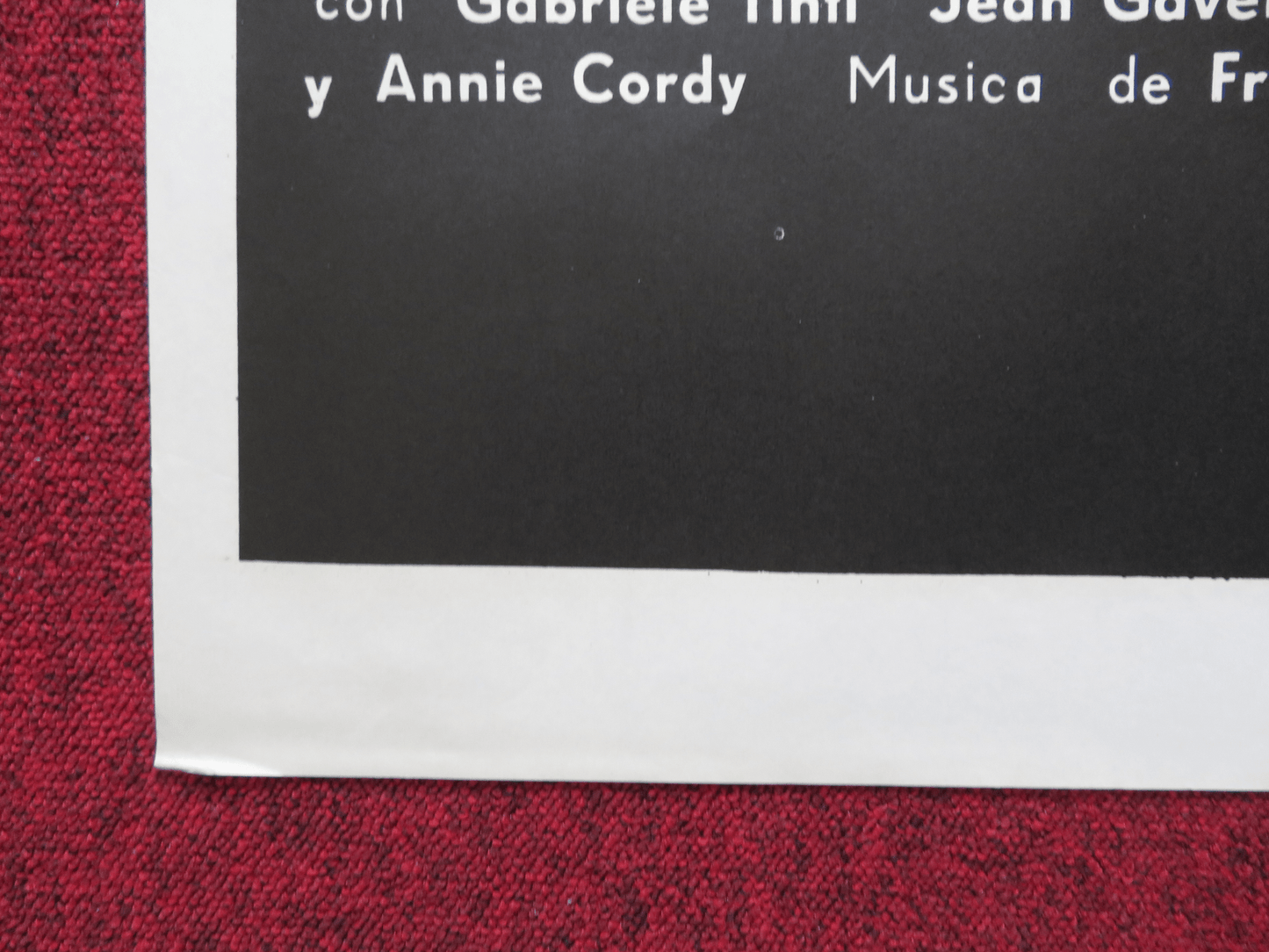 RIDER ON THE RAIN FOLDED ARGENTINA ONE SHEET POSTER CHARLES BRONSON 1970 Rendezvous Cinema Movie posters