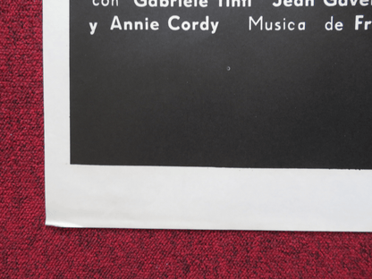 RIDER ON THE RAIN FOLDED ARGENTINA ONE SHEET POSTER CHARLES BRONSON 1970 Rendezvous Cinema Movie posters