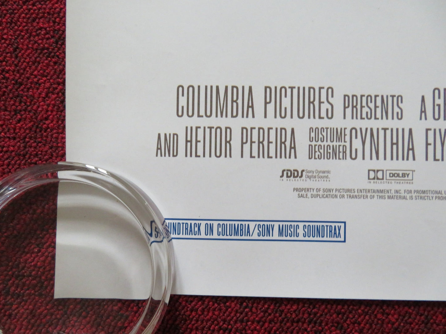 RIDING IN CARS WITH BOYS UK QUAD (30"x 40") ROLLED POSTER DREW BARRYMORE 2001 Rendezvous Cinema Movie posters