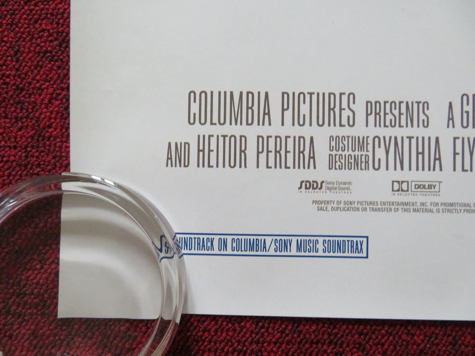 RIDING IN CARS WITH BOYS UK QUAD (30"x 40") ROLLED POSTER DREW BARRYMORE 2001 Rendezvous Cinema Movie posters