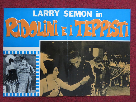 RIDOLINI E I TEPPISTI - A ITALIAN FOTOBUSTA POSTER LARRY SEMON MADGE KIRBY Rendezvous Cinema Movie posters
