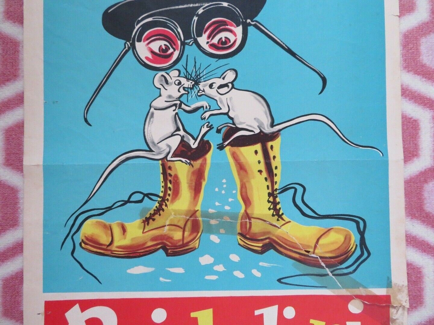 RIDOLINI E LA COLLANA DELLA SUOCERA ITALIAN LOCANDINA (28" x 13") POSTER 1952 Movie posters