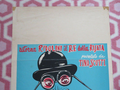 RIDOLINI E LA COLLANA DELLA SUOCERA ITALIAN LOCANDINA (28" x 13") POSTER 1952 Movie posters