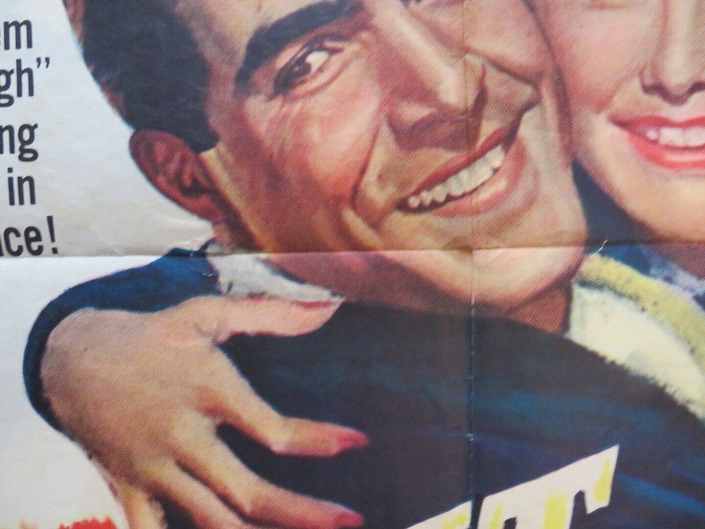 RIGHT CROSS FOLDED US ONE SHEET POSTER JUNE ALLYSON DICK POWELL 1950 Movie posters