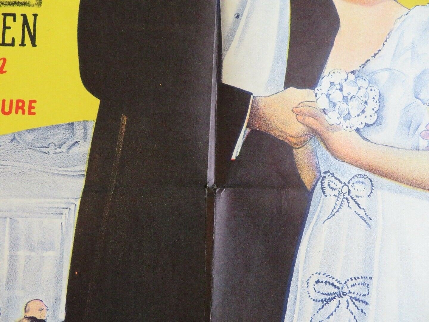 RIGHT MAN / Her First Romance US ONE SHEET POSTER ALAN LADD 1940 Movie posters