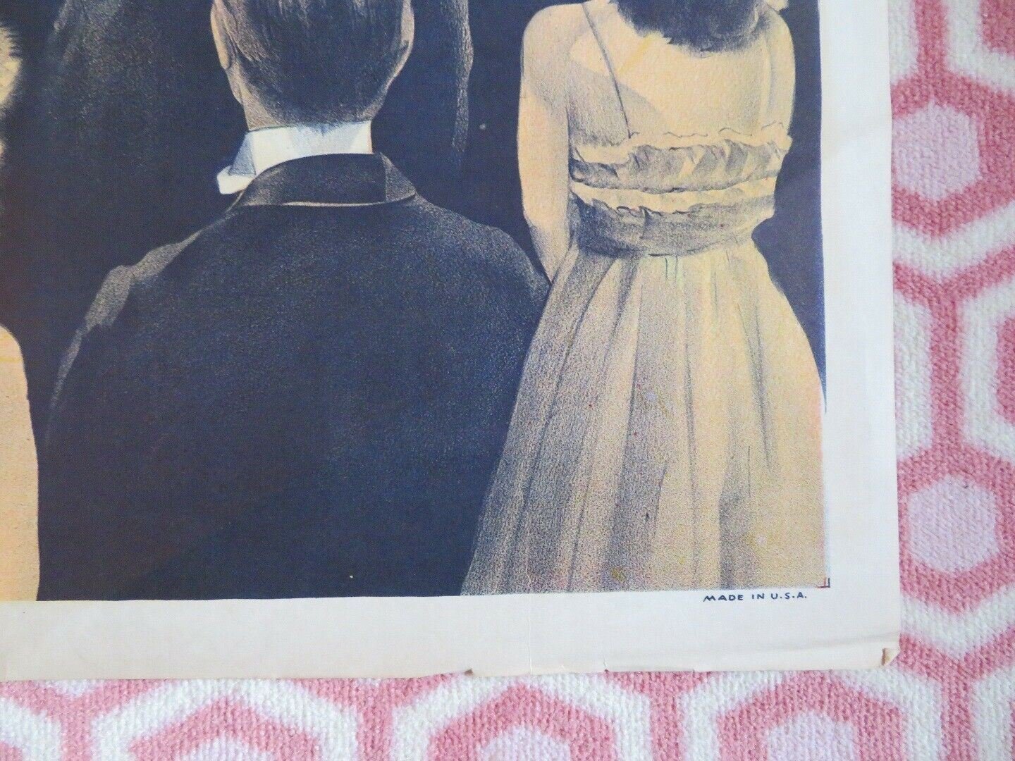 RIGHT MAN / Her First Romance US ONE SHEET POSTER ALAN LADD 1940 Movie posters