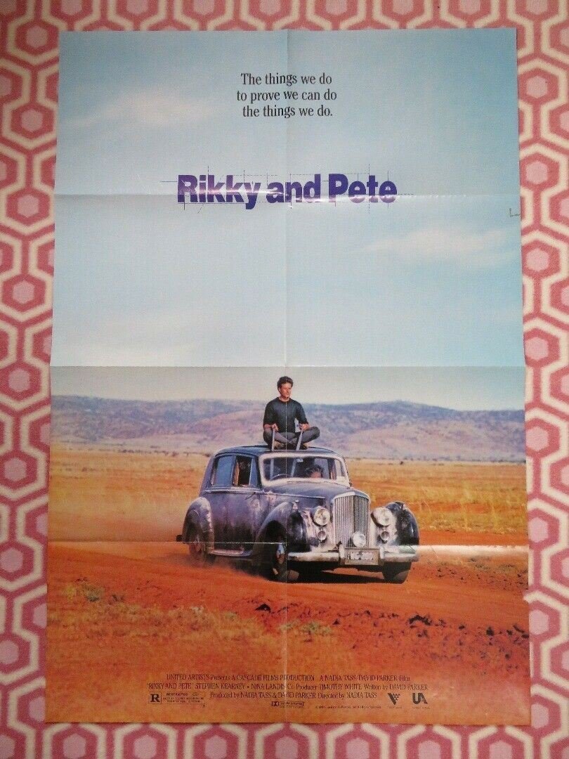 RIKKY AND PETE US ONE SHEET POSTER STEPHEN KEARENY 1988 Movie posters