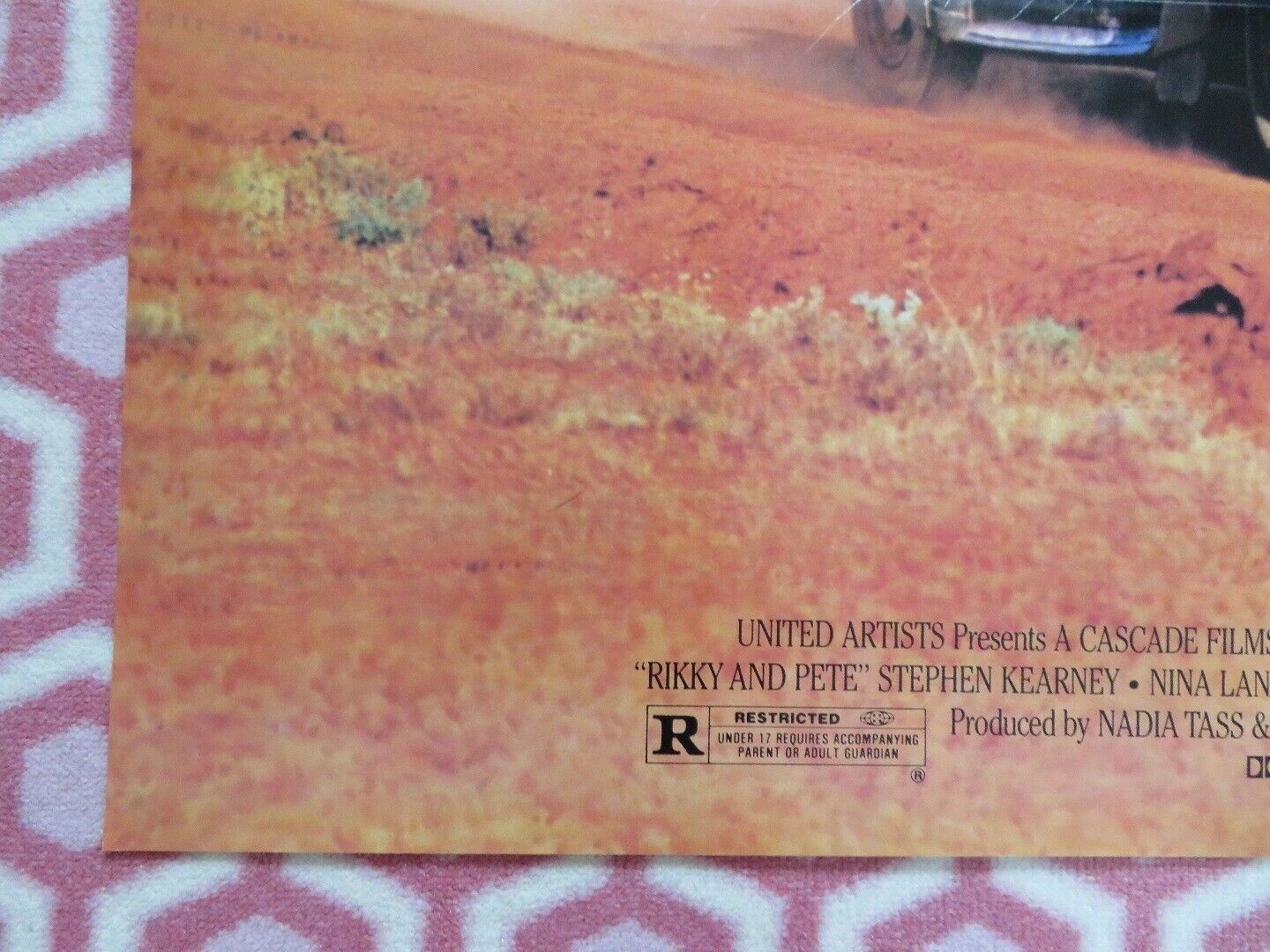 RIKKY AND PETE US ONE SHEET POSTER STEPHEN KEARENY 1988 Movie posters