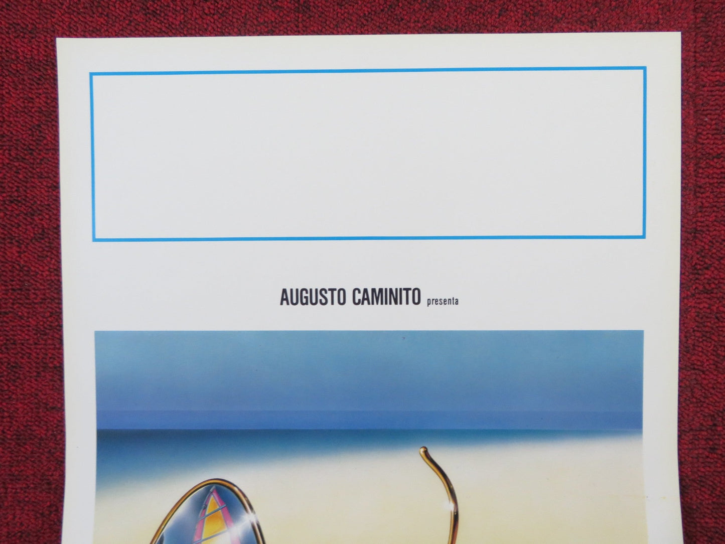 RIMINI RIMINI ITALIAN LOCANDINA POSTER PAOLO VILLAGGIO SERENA GRANDI 1987 Rendezvous Cinema Movie posters