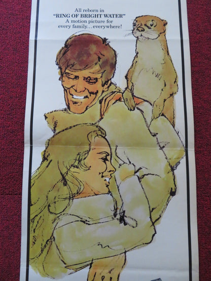 RING OF BRIGHT WATER US INSERT (14"x 36") POSTER BILL TRAVERS V. MCKENNA 1969 Rendezvous Cinema Movie posters